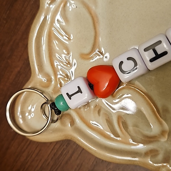 I LOVE CHARLOTTE KEYCHAIN - Picture 2 of 7